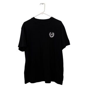 PINK Victoria's Secret Black Tee with White Emblem